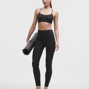 lululemon NWT Heart Scatter Dot Print Align No Line High-Rise Pant 28”